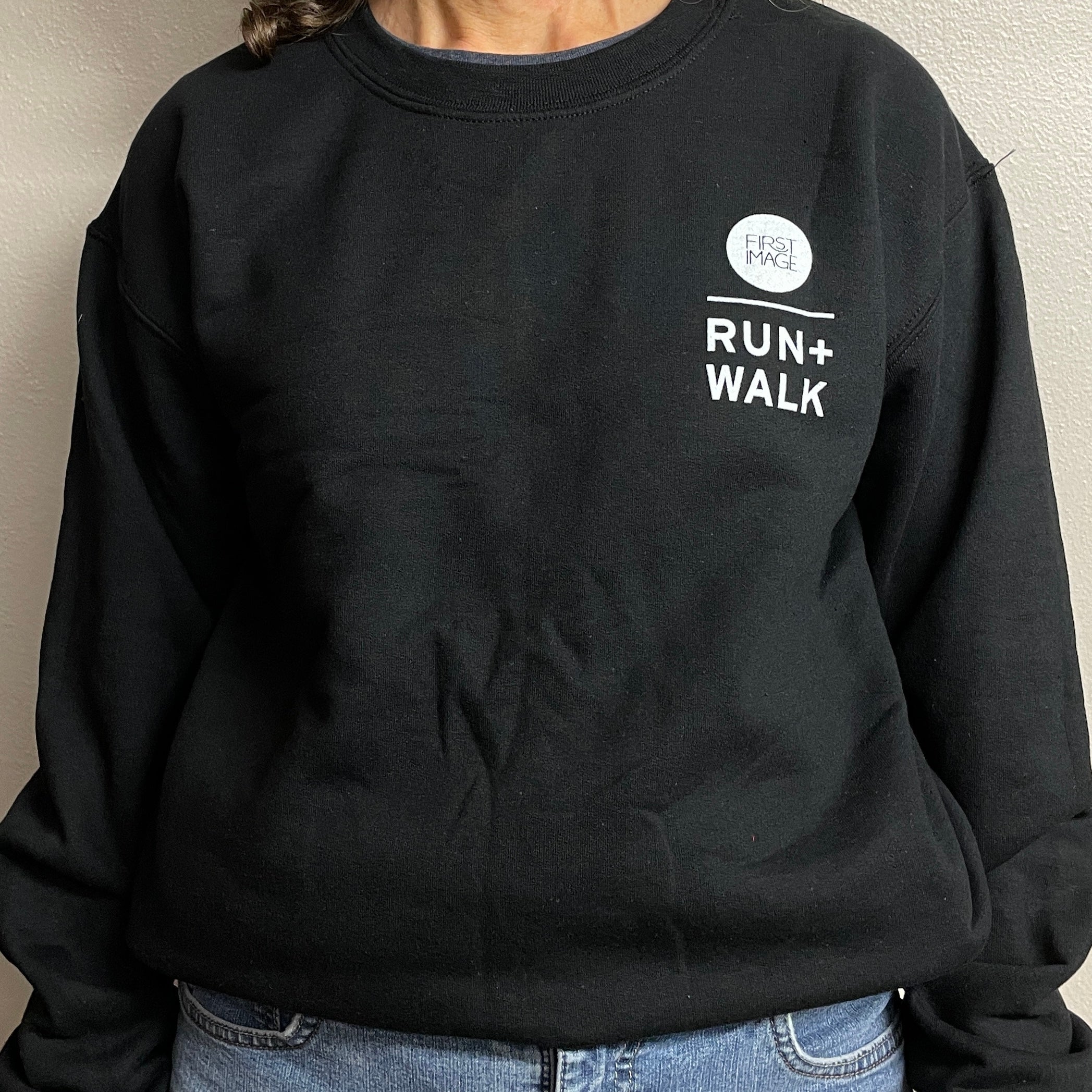 Running man sweatshirt top